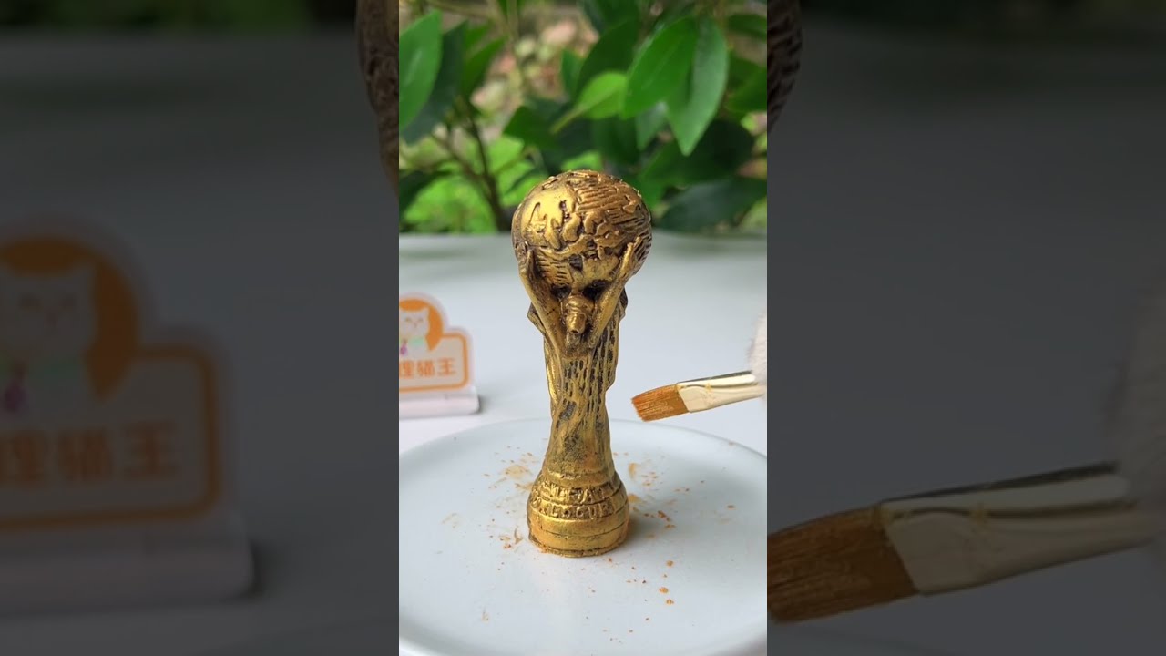 Cat Making A Mini World Cup Stadium With Chocolate! ⚽🏆😍| Chef Cat Cooking  #tiktok #Shorts