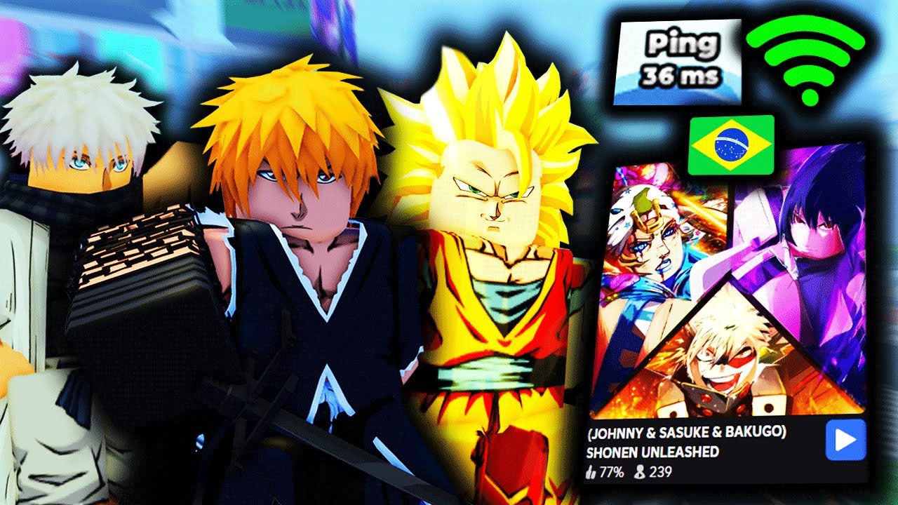 FINALMENTE TESTEI OS SERVIDORES BRASILEIROS COM MEUS INSCRITOS!!! | SHONEN UNLEASHED