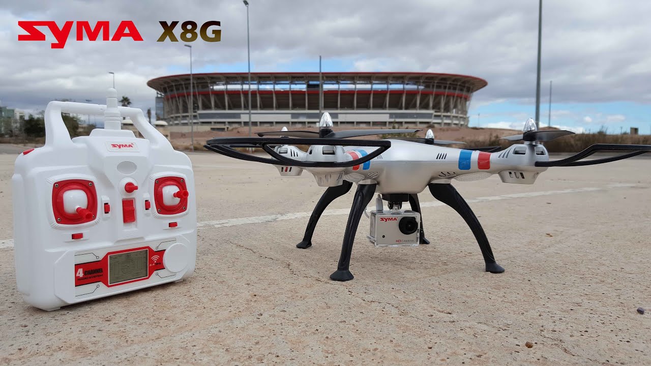 Syma X8G, el drone con soporte para cámara deportiva y 2000mAh [Unbox y Review]