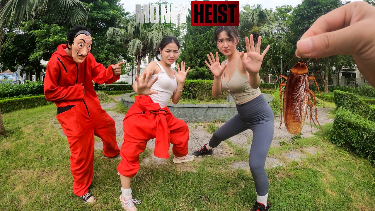 MONEY HEIST PARKOUR || PRANK ON ANGRY GIRLFRIEND 2.0 😡 (Epic Parkour POV)