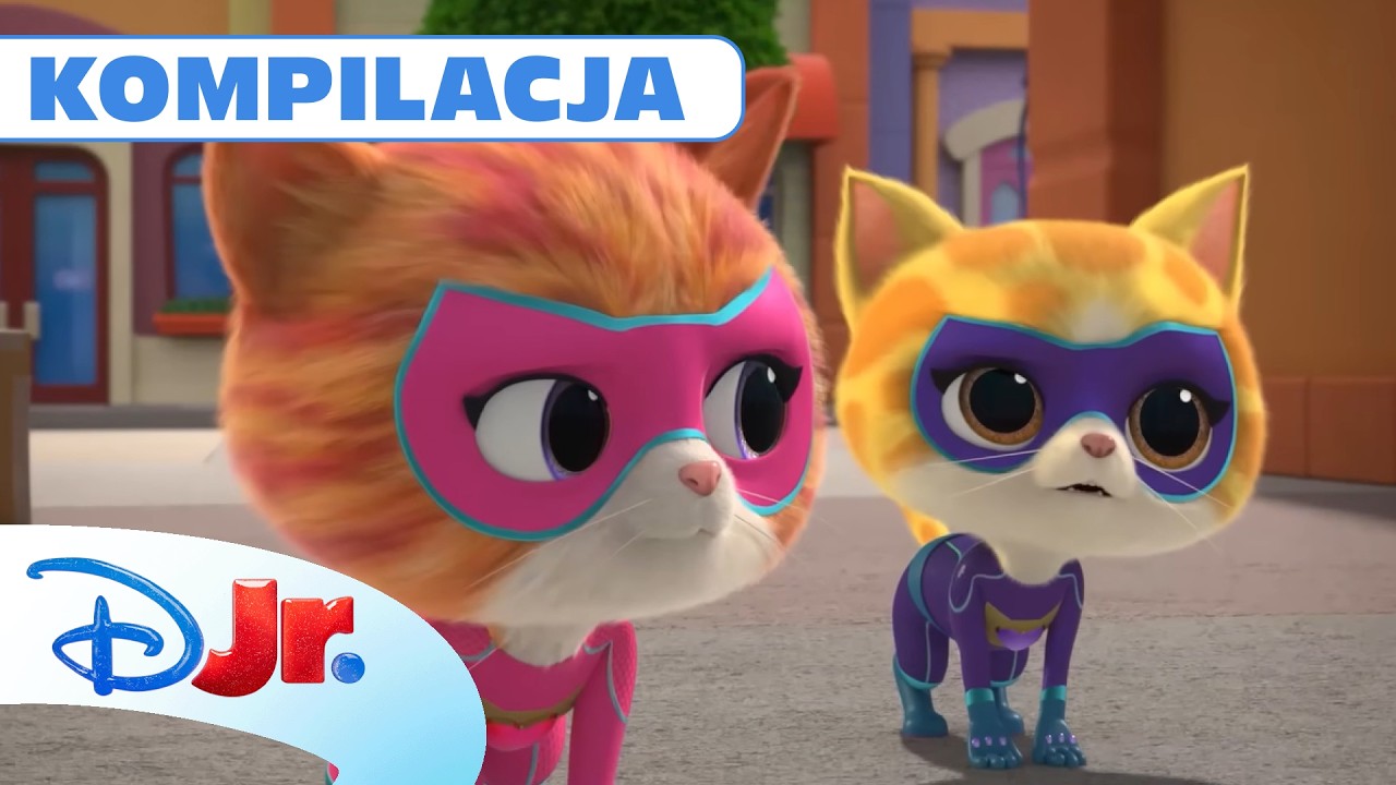 🐈&zwj;⬛ Kot Rabuś harcuje | SuperKoty | Disney Junior Polska