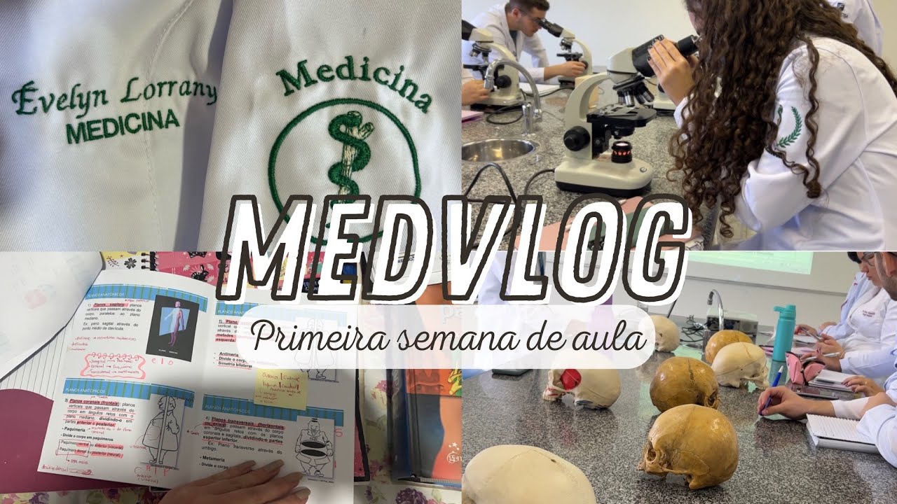 MEDVLOG | PRIMEIRA SEMANA DE AULA NO CURSO DE MEDICINA #medvlog1