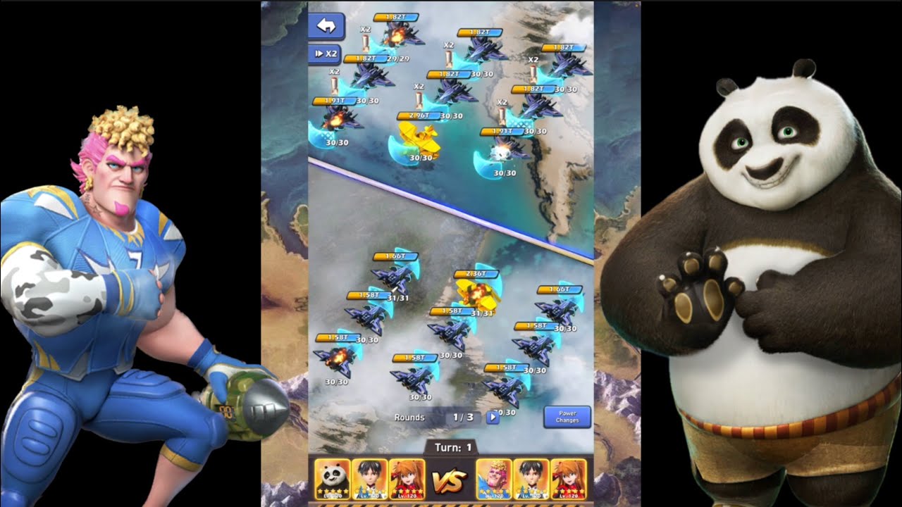TOPWAR: Po, the flying PANDA versus Brady ( a SEVEN MONTHS OLD hero )