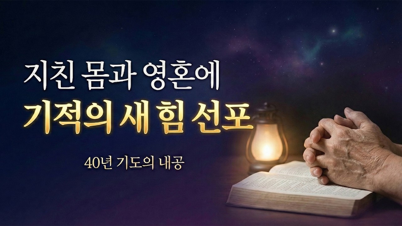 (자면서 듣는 기도) 지친 영혼을 위한 밤의 안식과 치유 | 40년 기도의 내공 #항상기도 #자면서듣는기도