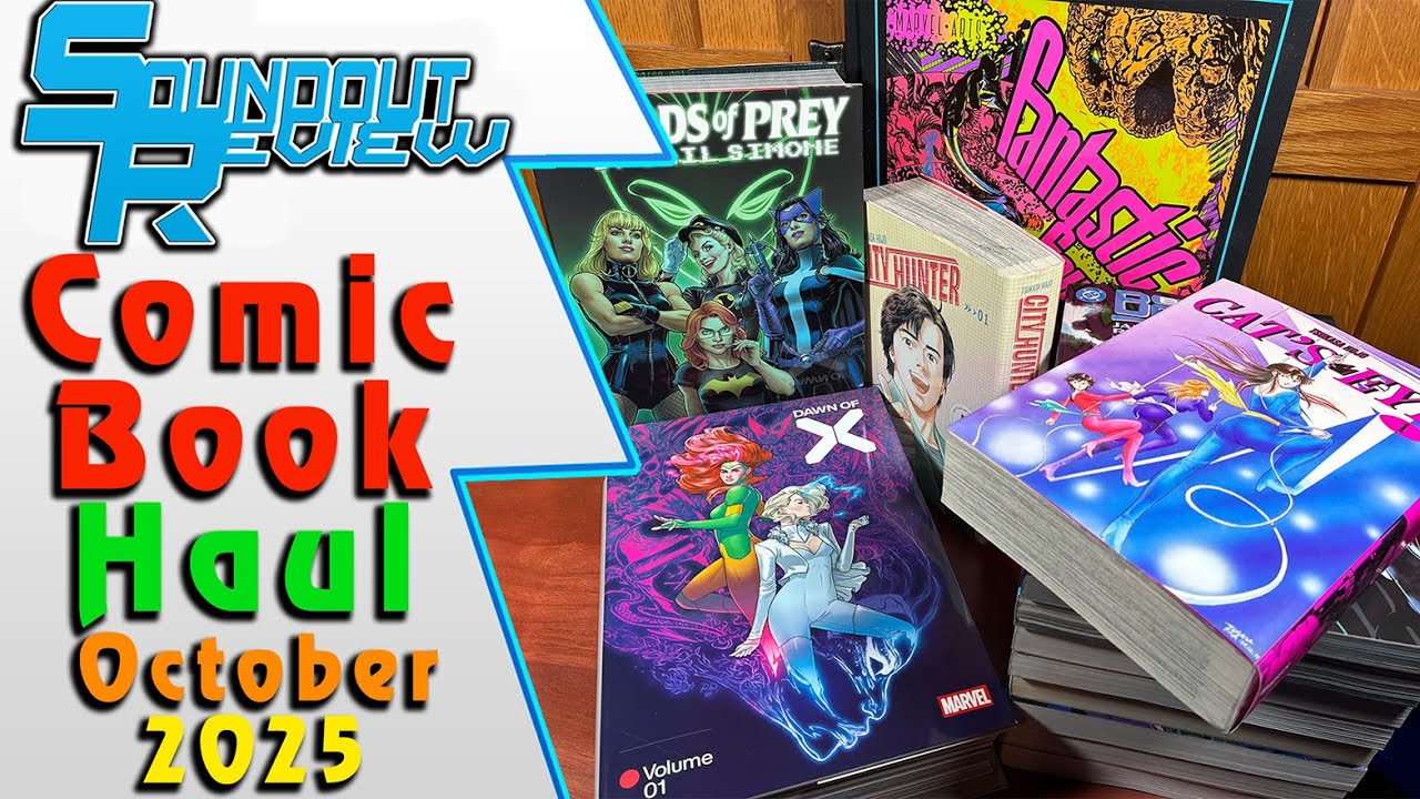 Comic Book Haul October! Birds of Prey, Cat's Eye, X-Men Dawn of X Omnibus, Marvel Epic [Soundout12]