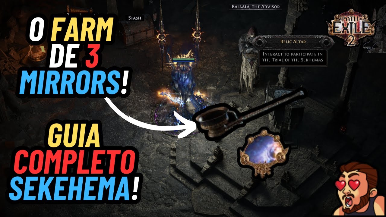 Relíquia de 3 MIRRORS! Tudo sobre sekehema, como farmar/vender carry! 100 DIV+HORA GARANTIDO!