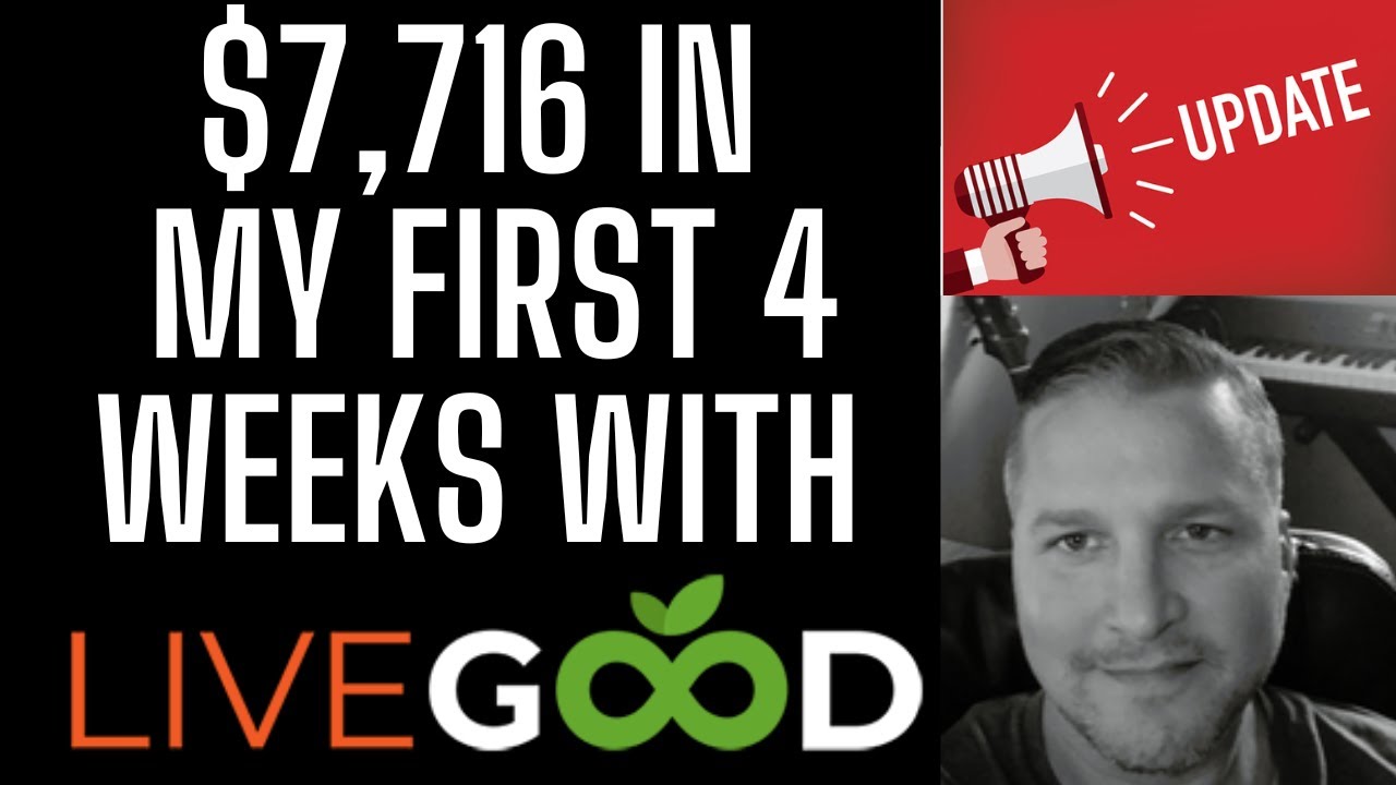LiveGood Update | $7,716 In My First 4 Weeks With LiveGood. New URL: InboxIncome.org