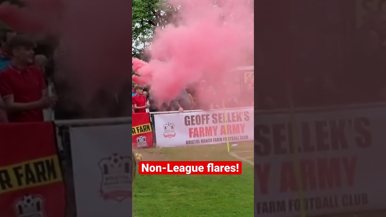 Non-League flares! #footballshorts