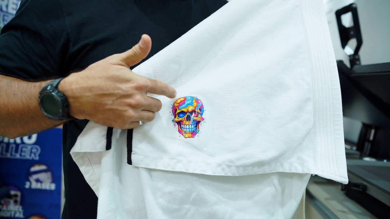 APLICANDO DTF FORTURIA EM KIMONO TRANÇADO - PARTE 1