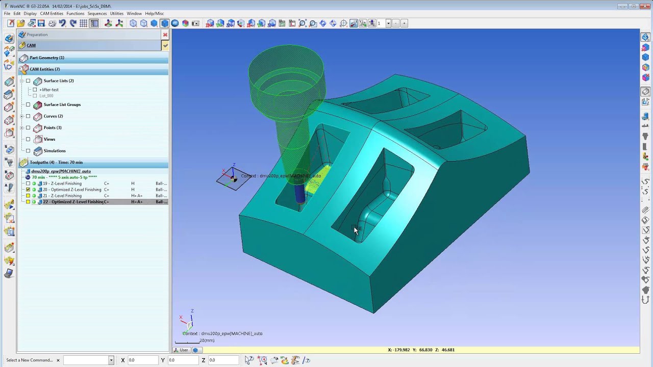 CNC CAD/CAM WorkNC Auto5
