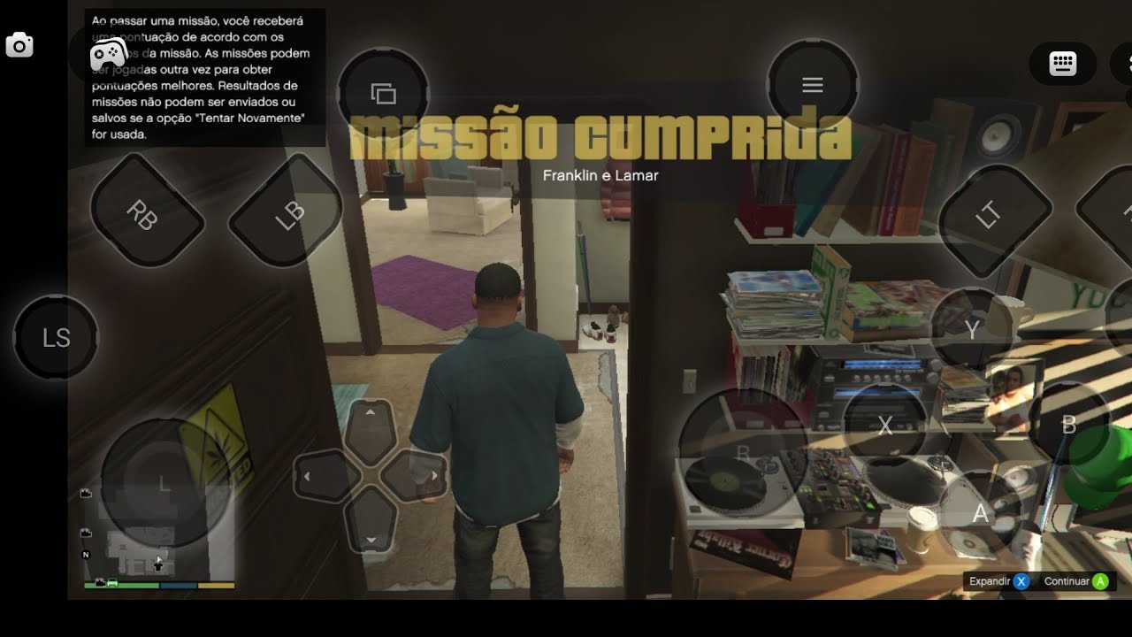 JOGANDO GTA 5 NO CELULAR!!! COLA NA LIVE