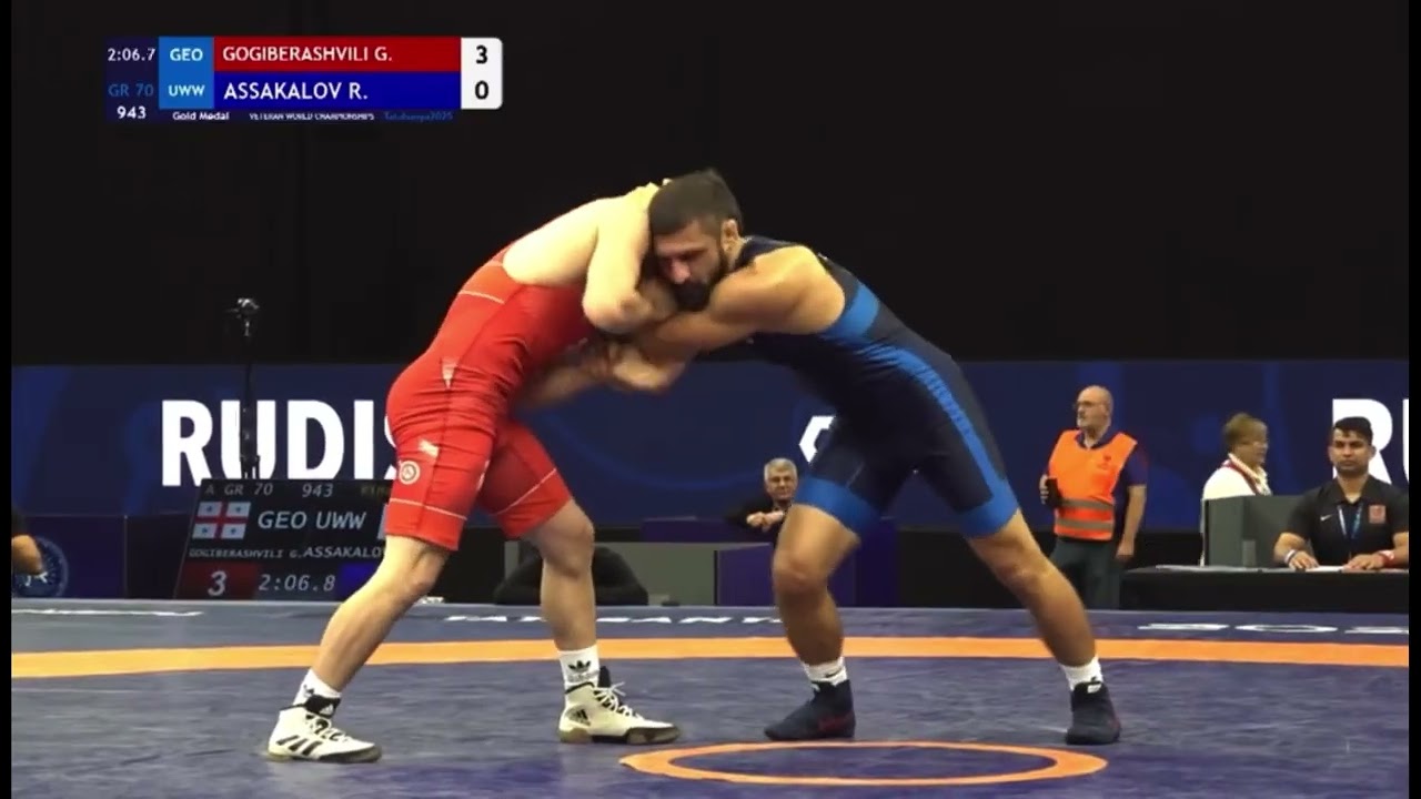 goga gogiberashvili GEO VS ruslan asakaloev RUS  Final world championship veteran  35-40 A 2025