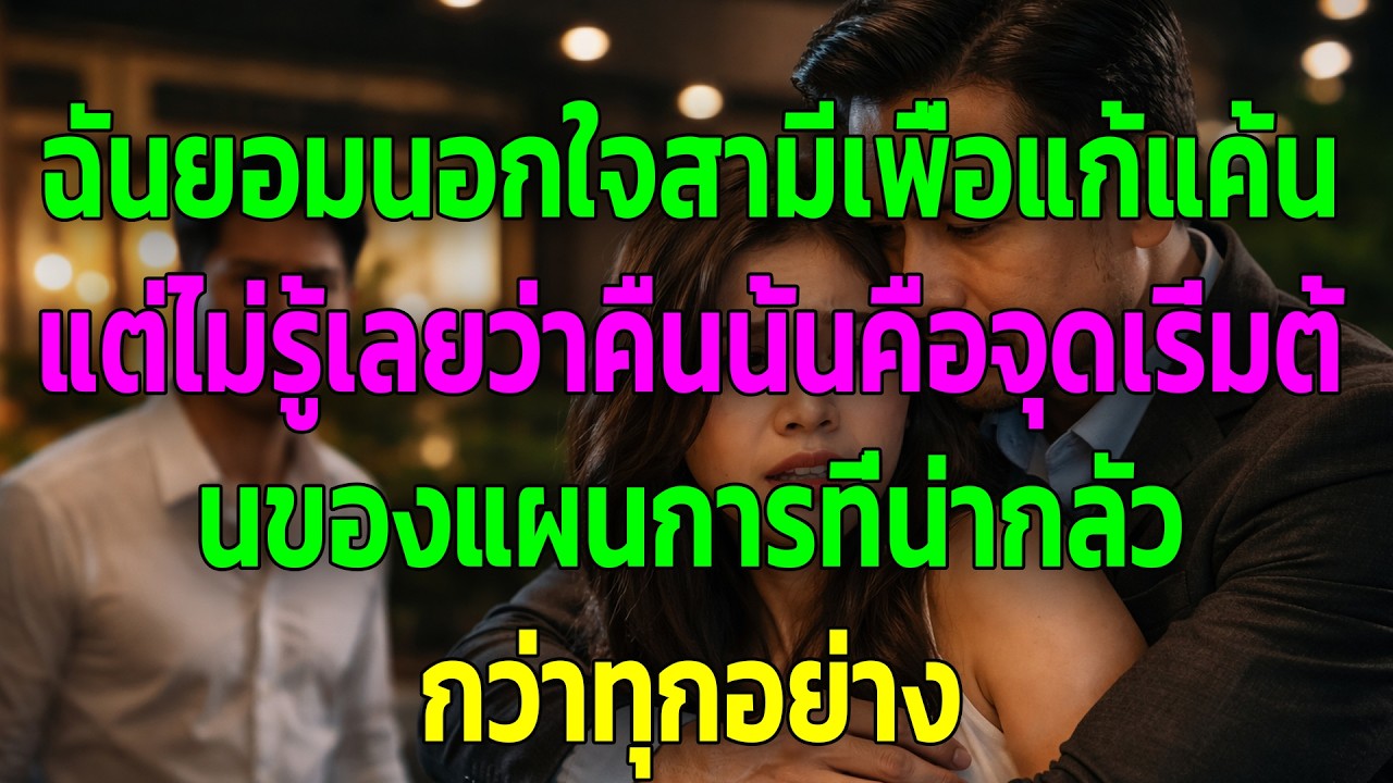 ฉันยอมนอกใจสามีเพื่อแก้แค้น แต่ไม่รู้เลยว่าคืนนั้นคือจุดเริ่มต้นของแผนการที่น่ากลัวกว่าทุกอย่าง