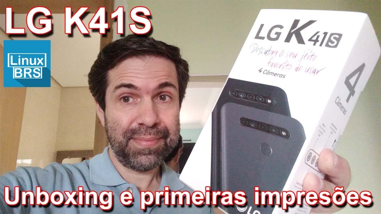 LANÇAMENTO !!! LG K41S - UNBOXING e PRIMEIRAS IMPRESSÕES
