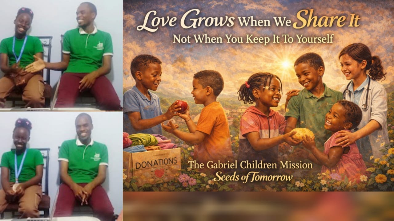 Love Grows When We Share It Not When You Keep It To Yourself.The Gabriel Children Mission.