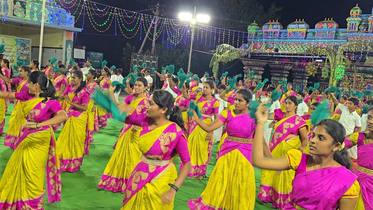 🌀 மாணிக்கம்பாளையம் ஒயிலாட்ட குழு நமது தீரன் பாரம்பரிய ஒயிலாட்டதில் 🌀 நல்லகுமாரசாமி கோவில்#dance