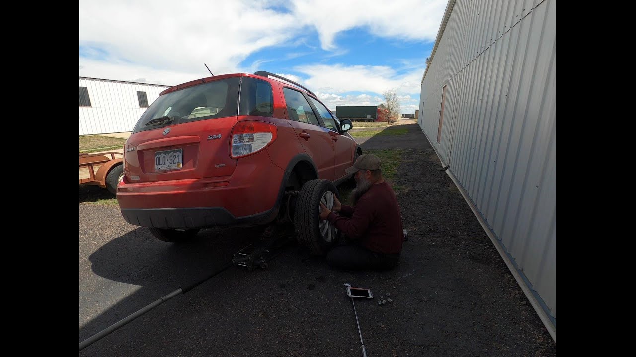 Rebuilding the rear calipers on a 2013 Suzuki SX4 Crossover