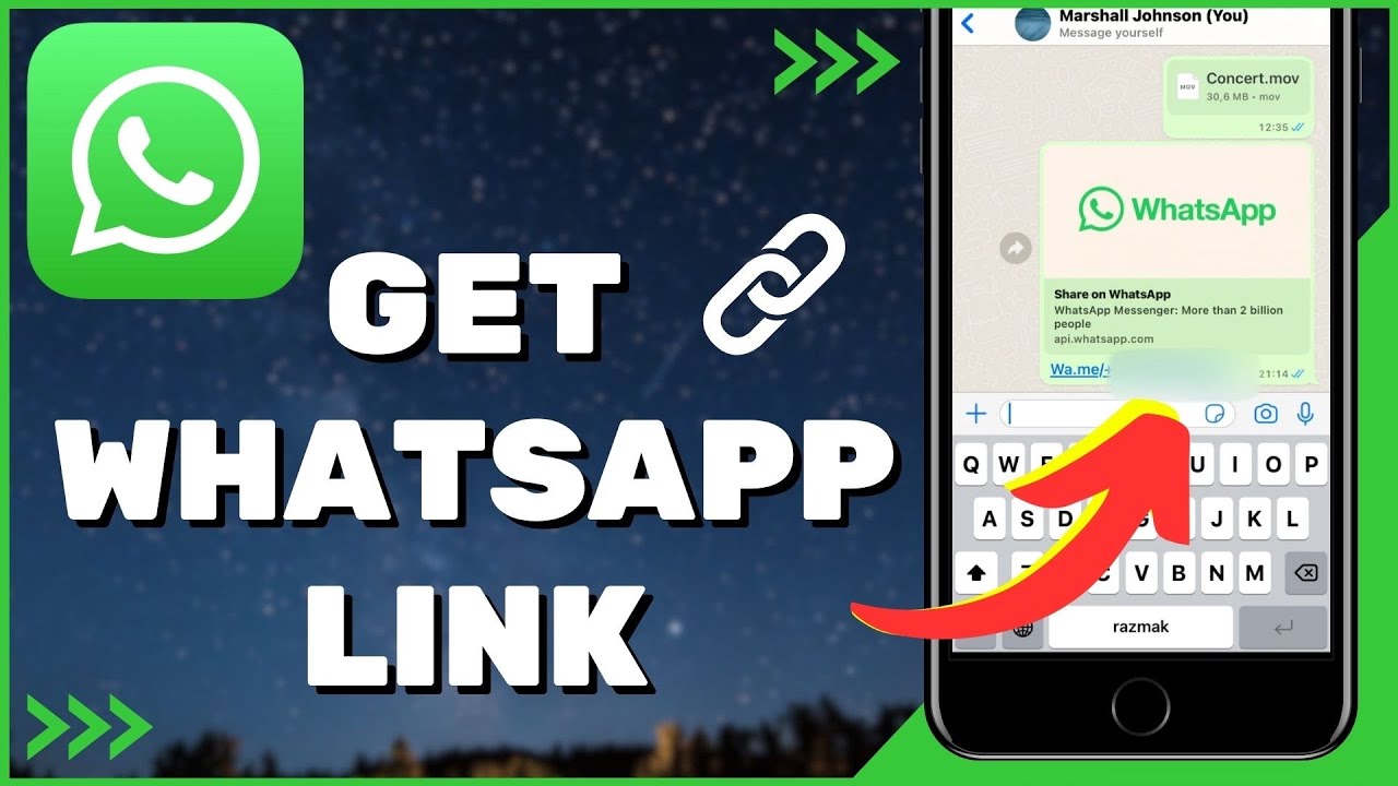 Как получить мою ссылку на WhatsApp