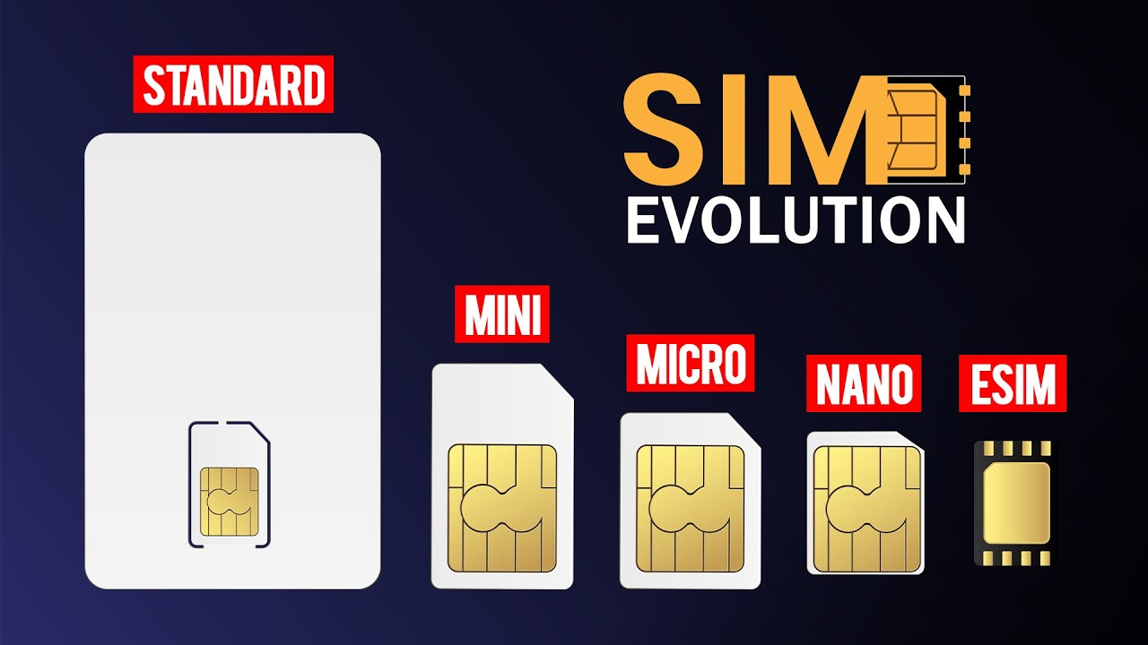 Эволюция SIM-карт &mdash; от стандартной SIM к eSIM [1991&ndash;2022]