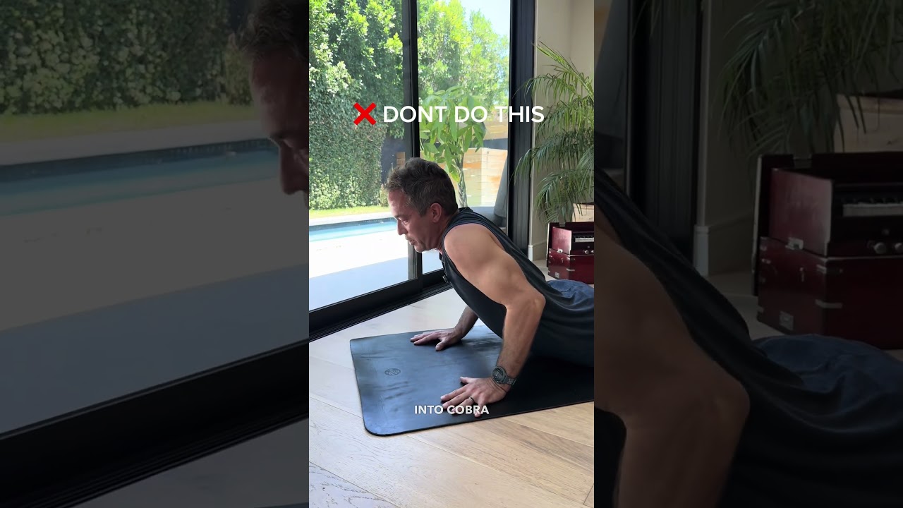 One of the most common mistakes in vinyasa yoga