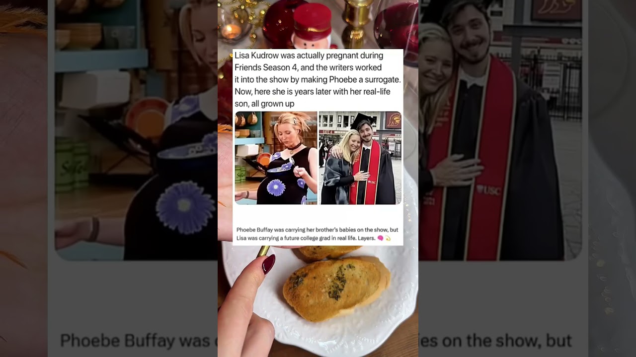 Lisa Kudrow was actually pregnant duringFriends Season 4, and the writers workedit into the show by
