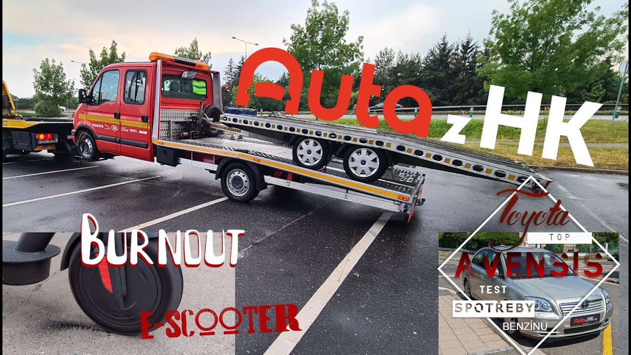 4K| 2.jízda 🚫KONEC odtahovky ❗️| 🛴BURNOUT e-scooter| jízda domů s Avensis🥰