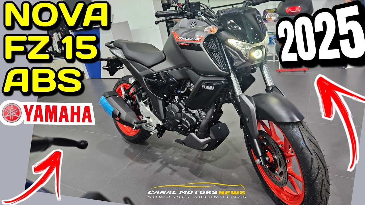 NOVA YAMAHA FZ15 2025 COMO FICOU? CORES / PRE&Ccedil;O / #yamaha #fz15