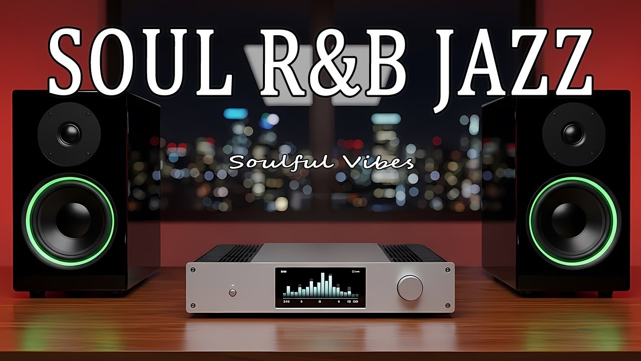 Soul R&B Jazz Lounge 🌆 Relaxing Smooth Mix for Night Study & Deep Focus 🎷🎶
