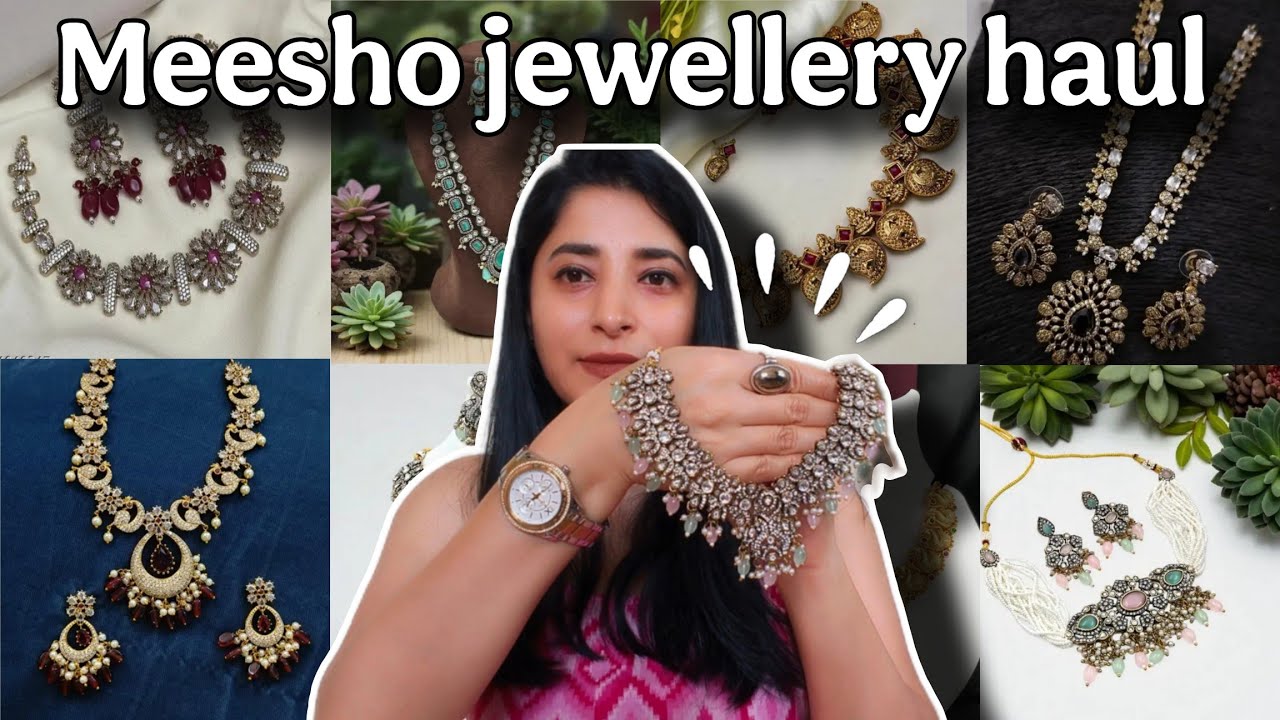 MEESHO Jewellery haul 🥰💕||Meesho ad jewellery haul,honest review #meeshohauls