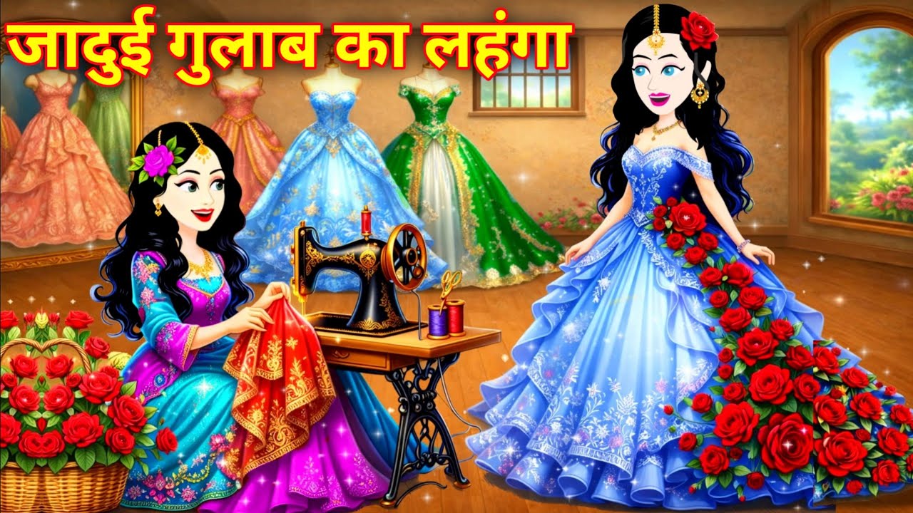 जादुई गुलाब का लहंगा || Magical Story || Hindi Stories || Jadui Gulab Ka Lahenga || Fairytales