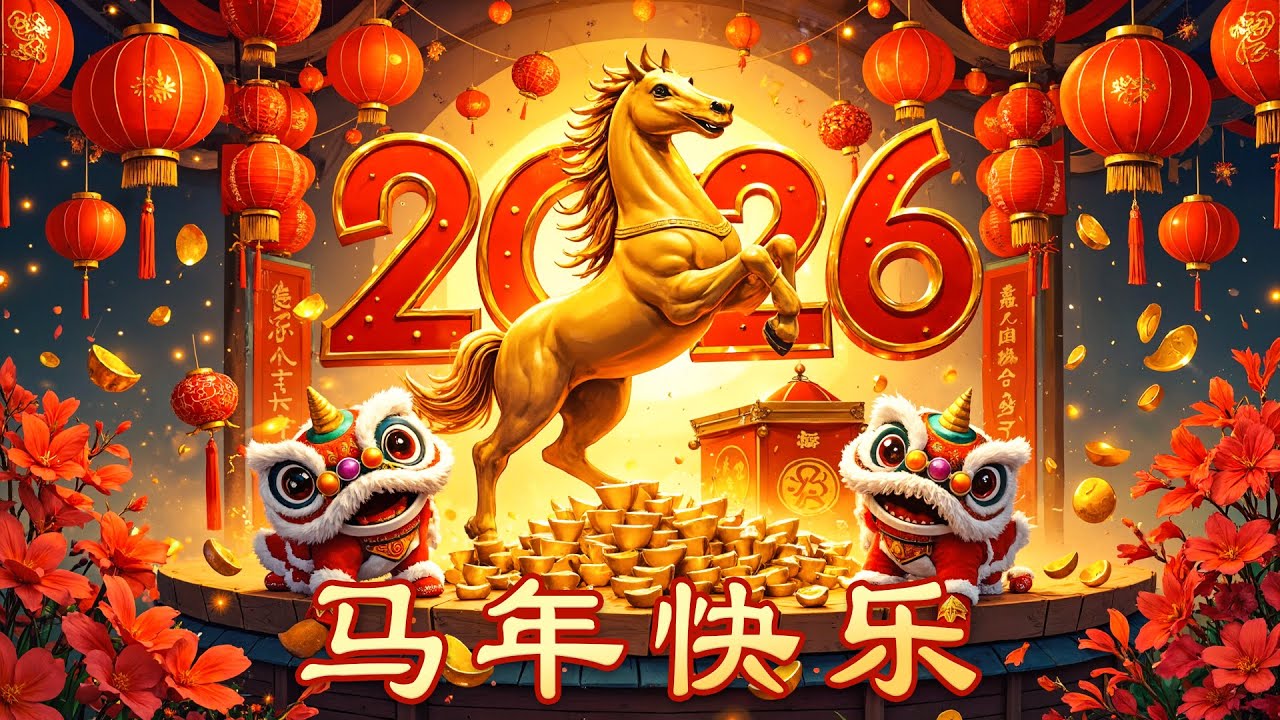 2026春节贺岁经典老歌合集🧧100首新年传统金曲｜Chinese New Year Songs・Happy CNY