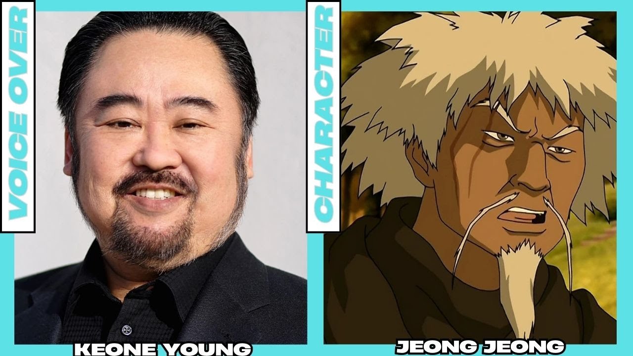 Comparisson Voice Over and character Avatar: The Last Airbender "The Deserter"