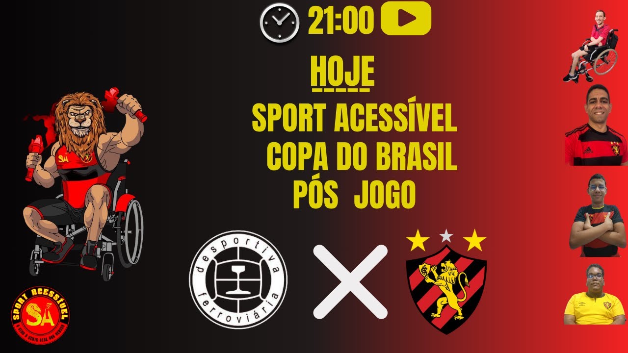 (AO VIVO) PÓS JOGO: SPORT VENCE NOS PÊNALTIS COPA DO BRASIL | SPORT ACESSÍVEL