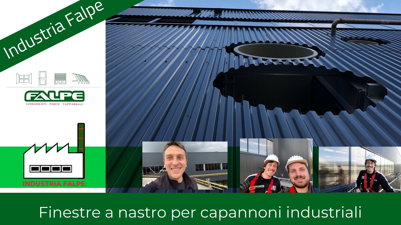 Industria Falpe - Finestre a Nastro per capannoni industriali