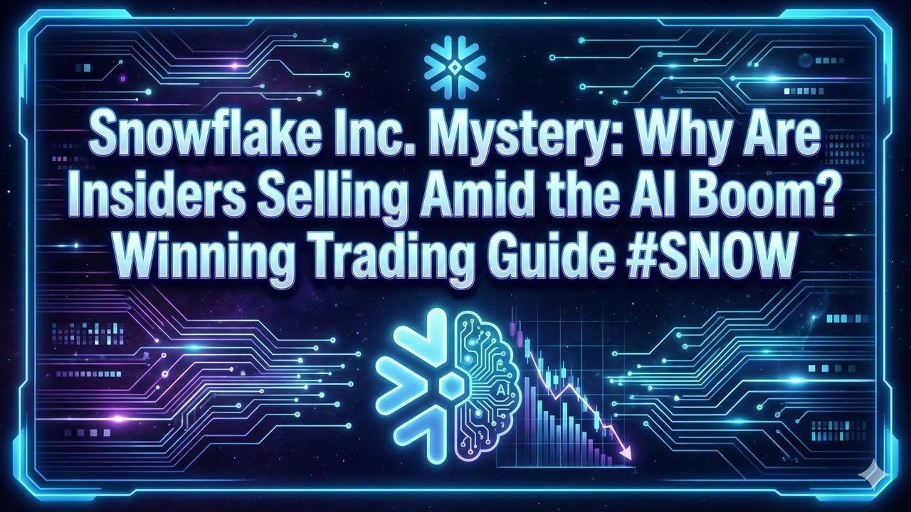 [FullVer] Snowflake Inc.: Why Are Insiders Selling Amid the AI Boom? Winning Trading Guide #SNOW