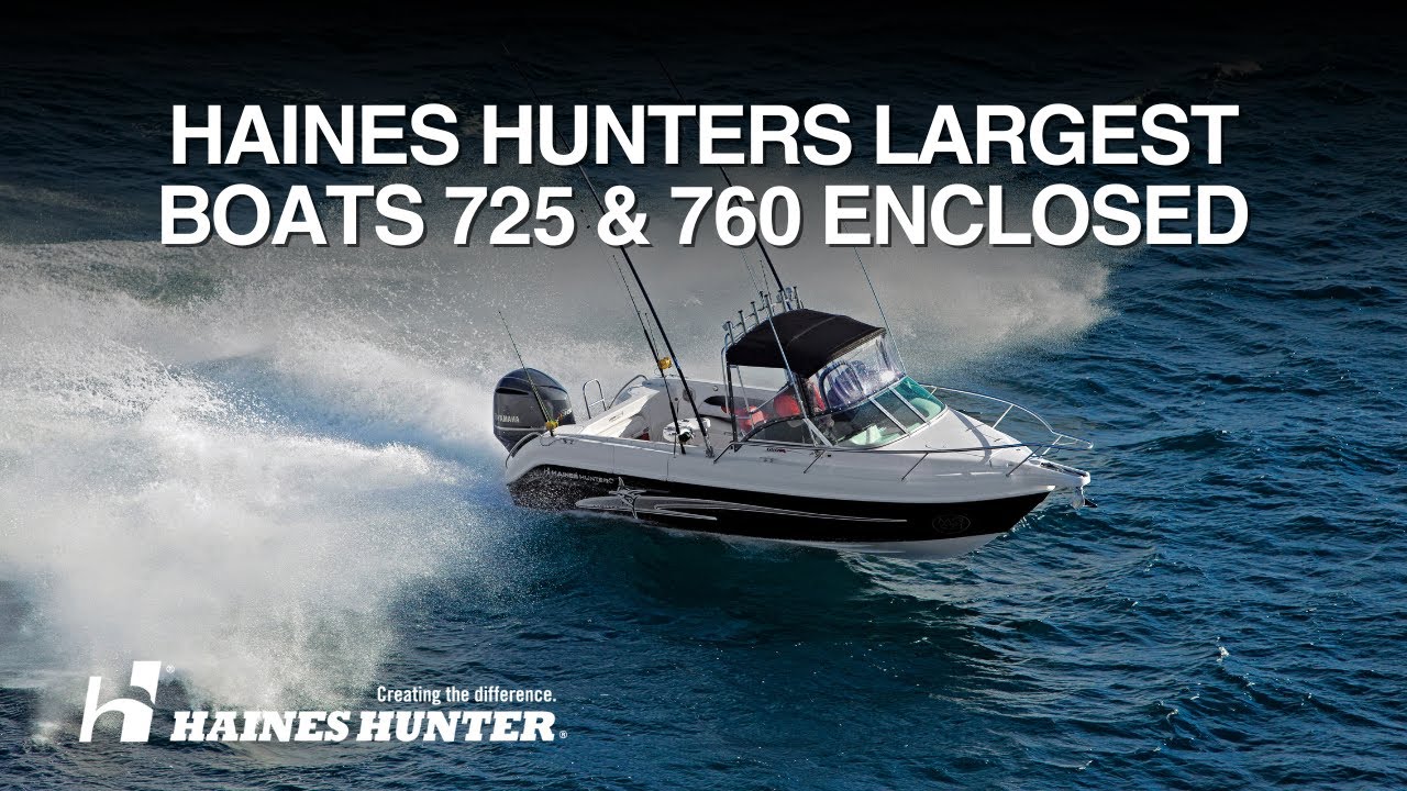 Ultimate Offshore Boats: Haines Hunter 725 & 760 Enclosed!
