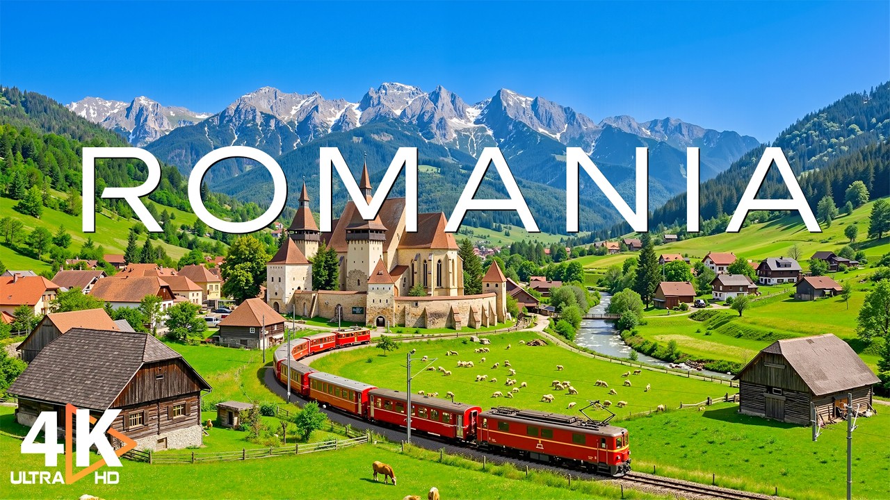 Romania 4K 🇷🇴 Transylvania Castles, Carpathian Mountains & Timeless Villages