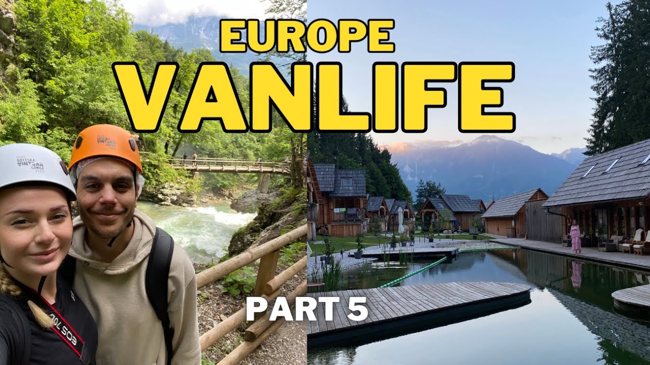 Walking Vintgar Gorge and Luxery Glamping in Slovenia | Europe van life