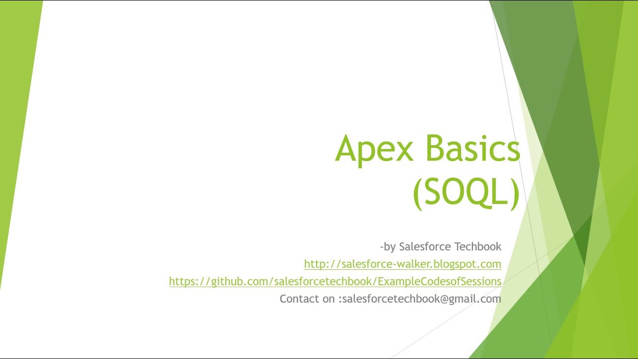 SOQL -(Part-1)