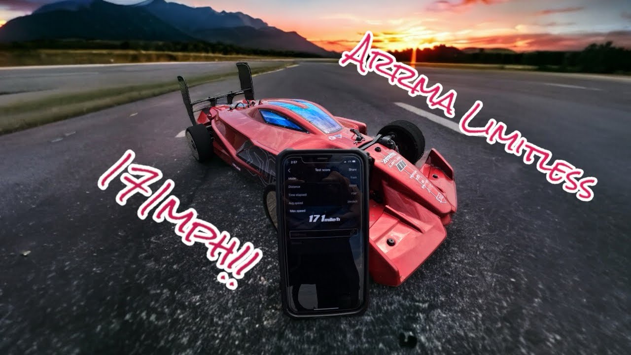 171mph speed run with my Arrma Limitless!!! 💨🔥