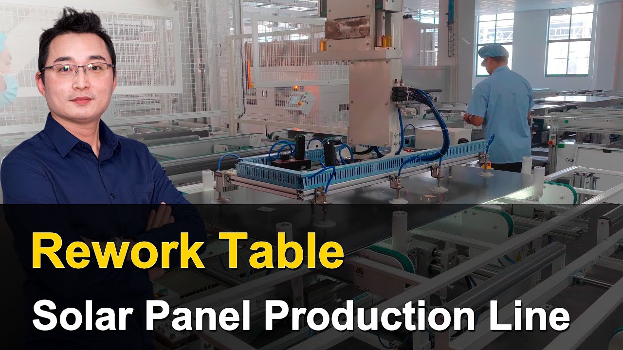 Rework Table (rework after EL NG) | MBB Solar Panel Production Line | EP 13