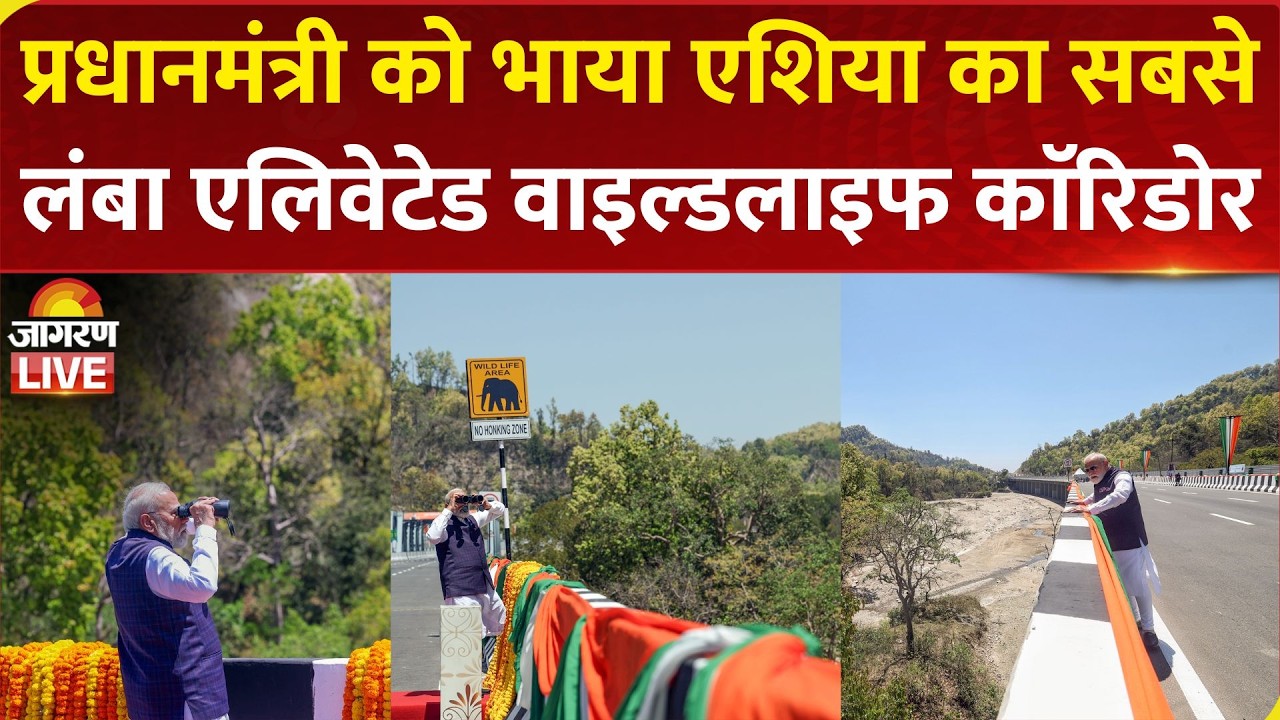 PM Modi Reviews Wildlife Corridor on Delhi-Dehradun Economic Corridor in Saharanpur, UP | CM Yogi