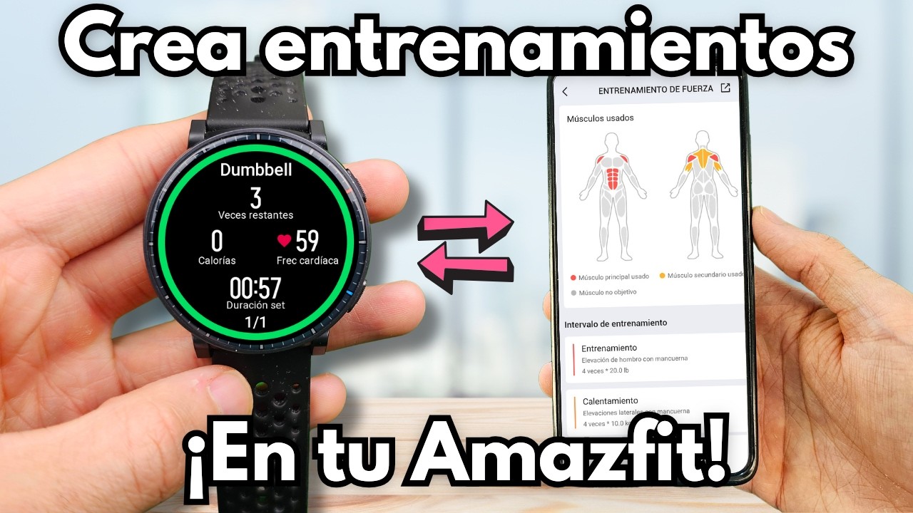 ¿Cómo crear y usar plantillas de entrenamiento en Amazfit?