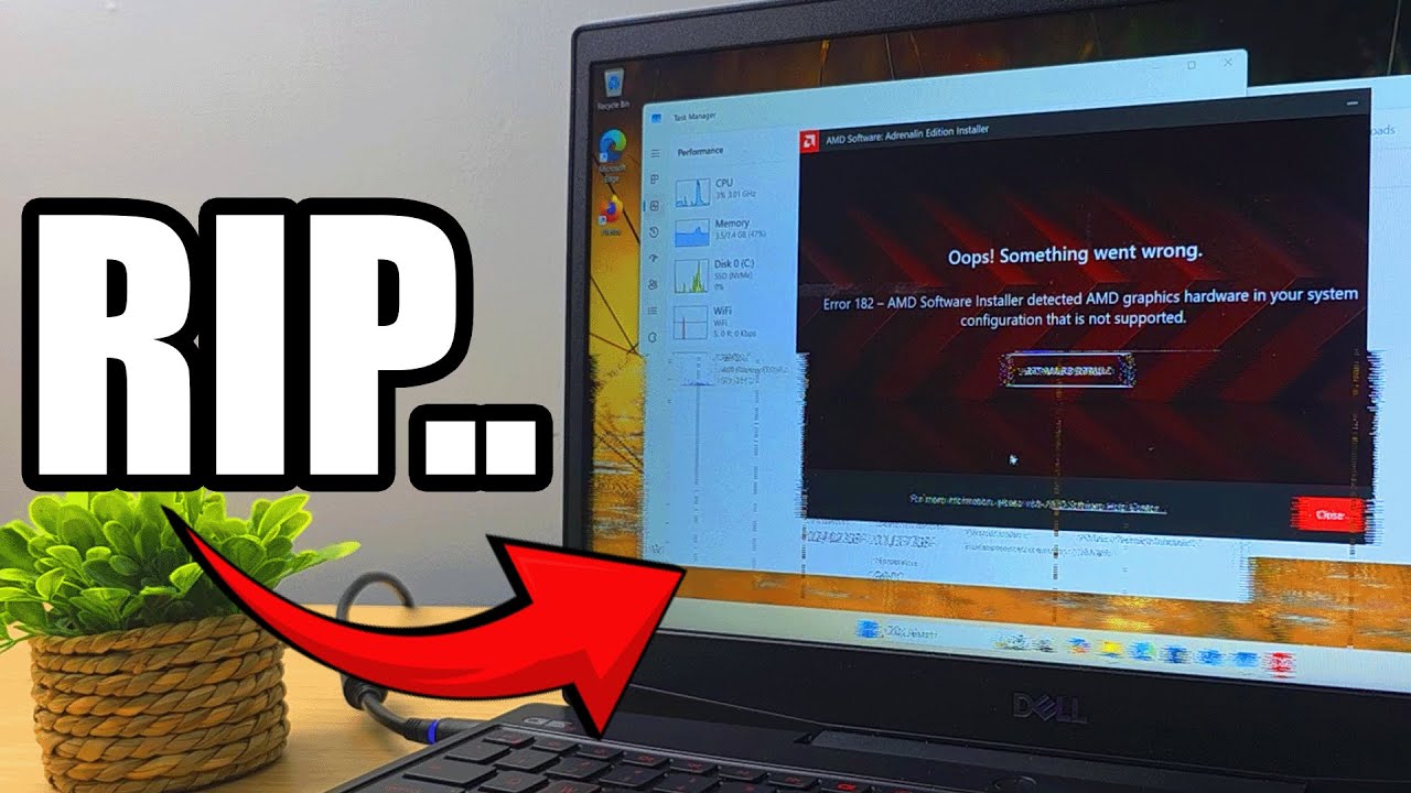 I Bought a RYZEN 9 Dell Gaming Laptop for $130.. things didn't go as planned.