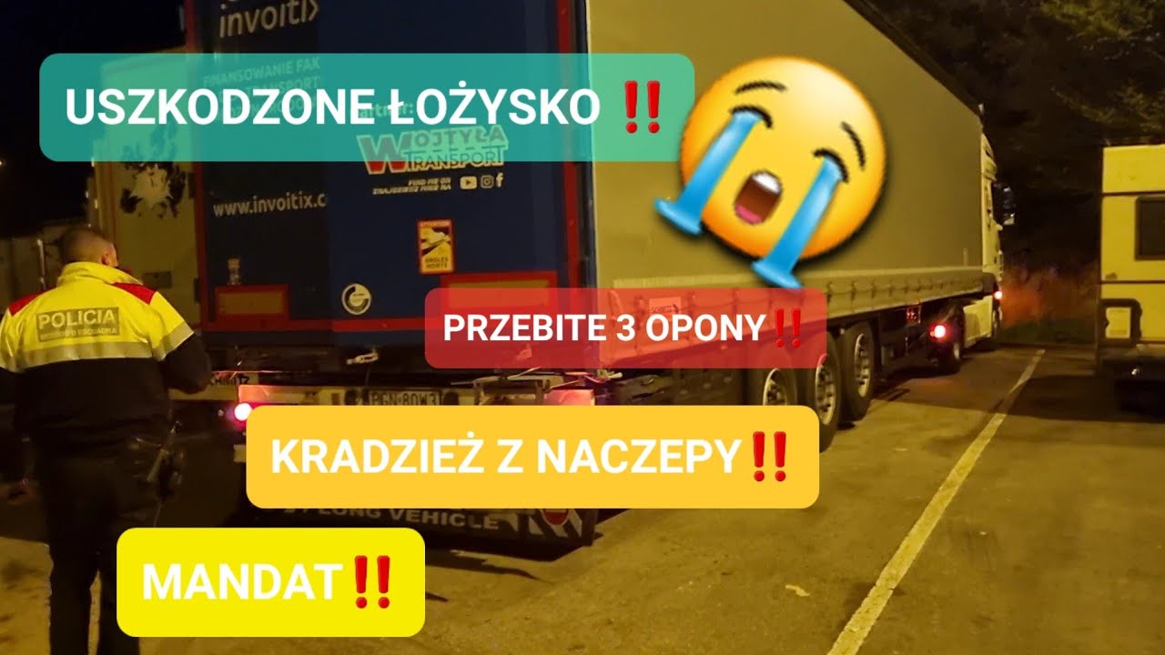 Kradzież, przebite opony i uszkodzone łożysko...🤬
