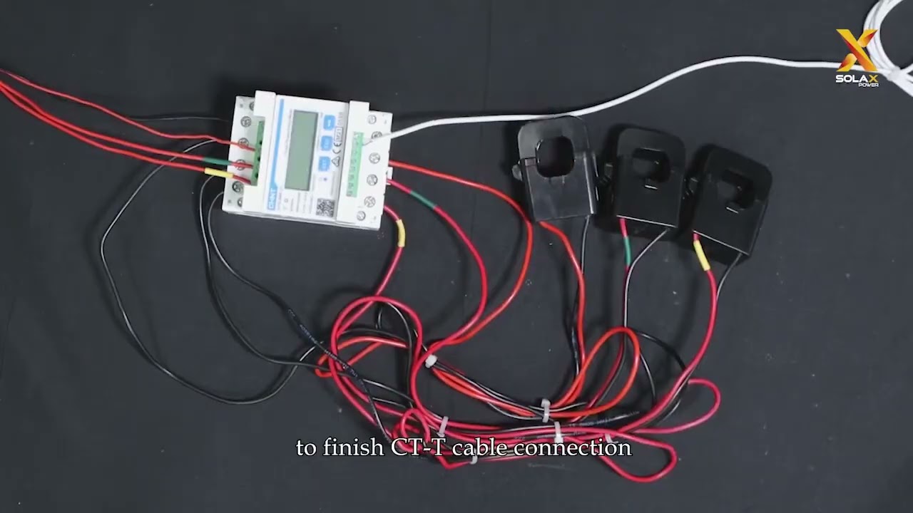 SOLAX  X3 HYBRID G4 Meter CT Installation et réglage CHINT