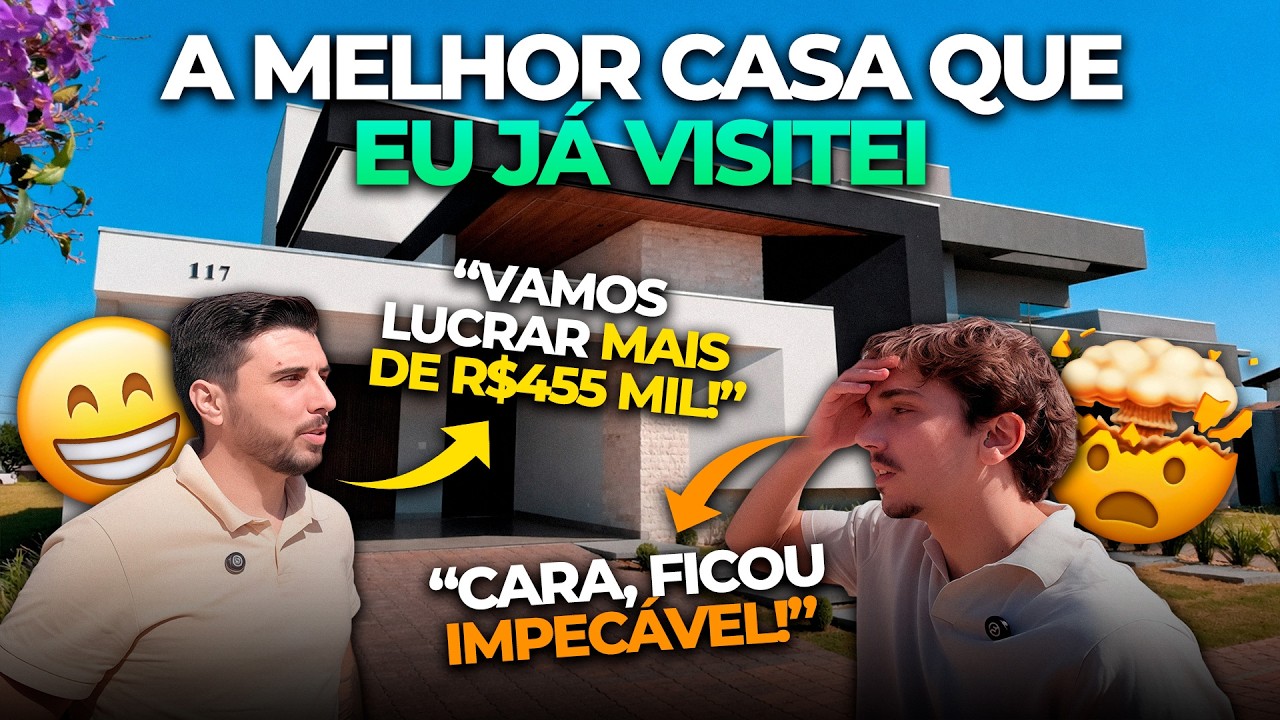 ELE VAI LUCRAR R$455 MIL COM ESTA CASA DE 213M² | Todos os números dessa casa de alto padrão