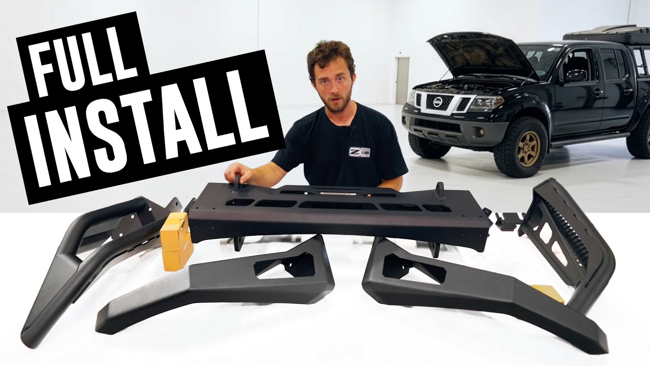 Передний бампер D40 Nissan Frontier Assault / Hybrid от Z1 Off-Road Install