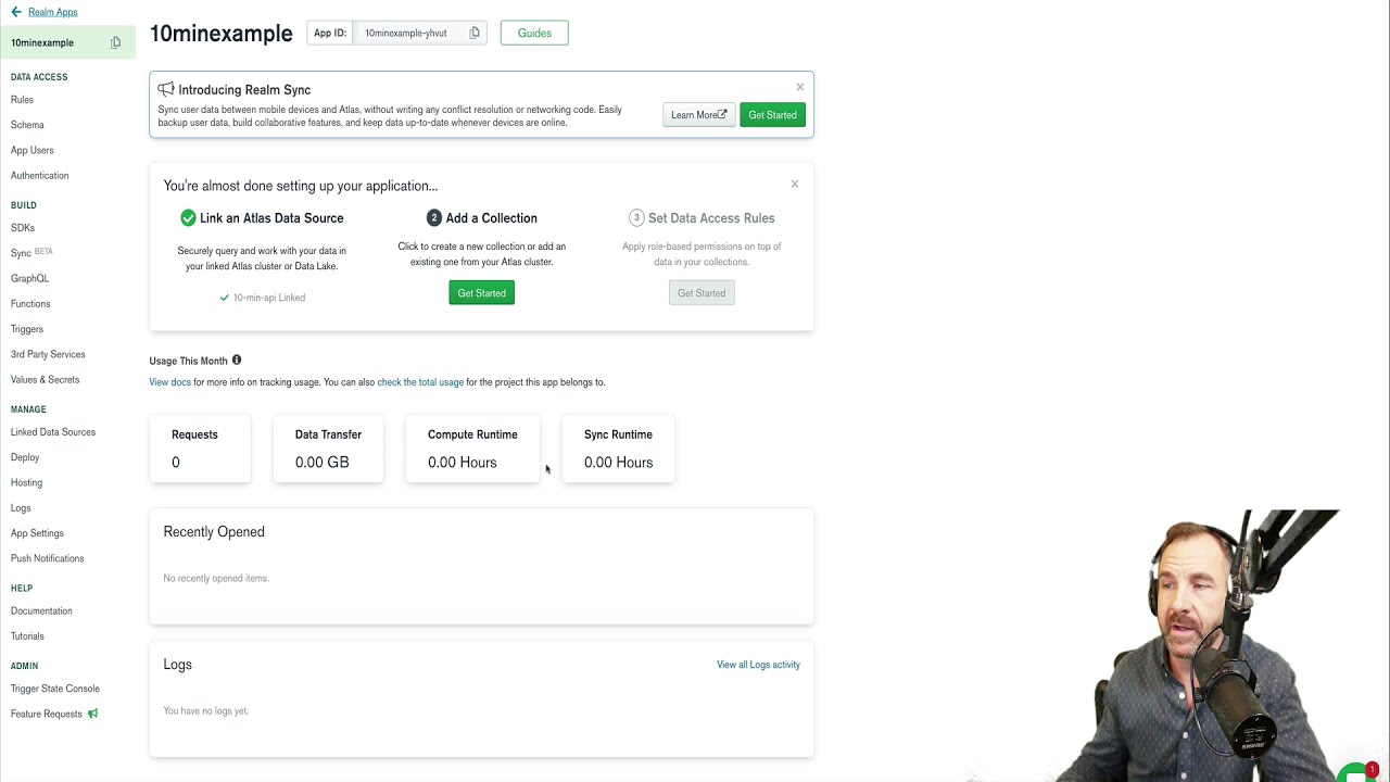 Create a Data Enabled API in 10 Minutes with MongoDB Realm