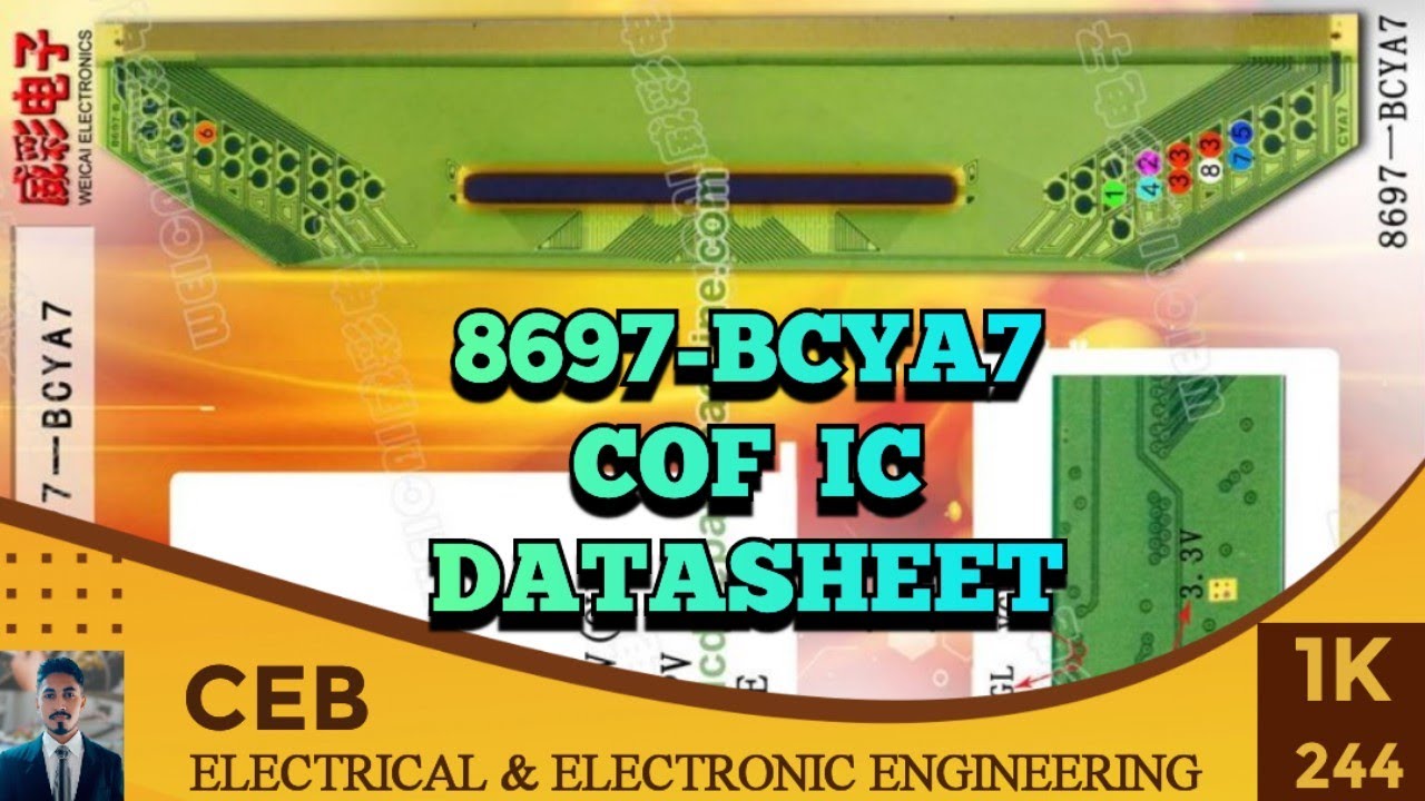 8697-BCYA7 Panel Cof ic datasheet | 8697-BCYA7 COF / TAB